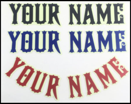 Glow Max Illuminating LHF Firehouse Helmet Name Decal - Powercall Sirens LLC