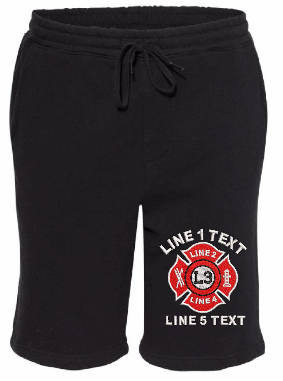 IAF Style Maltese Cross Embroidered Shorts - Powercall Sirens LLC
