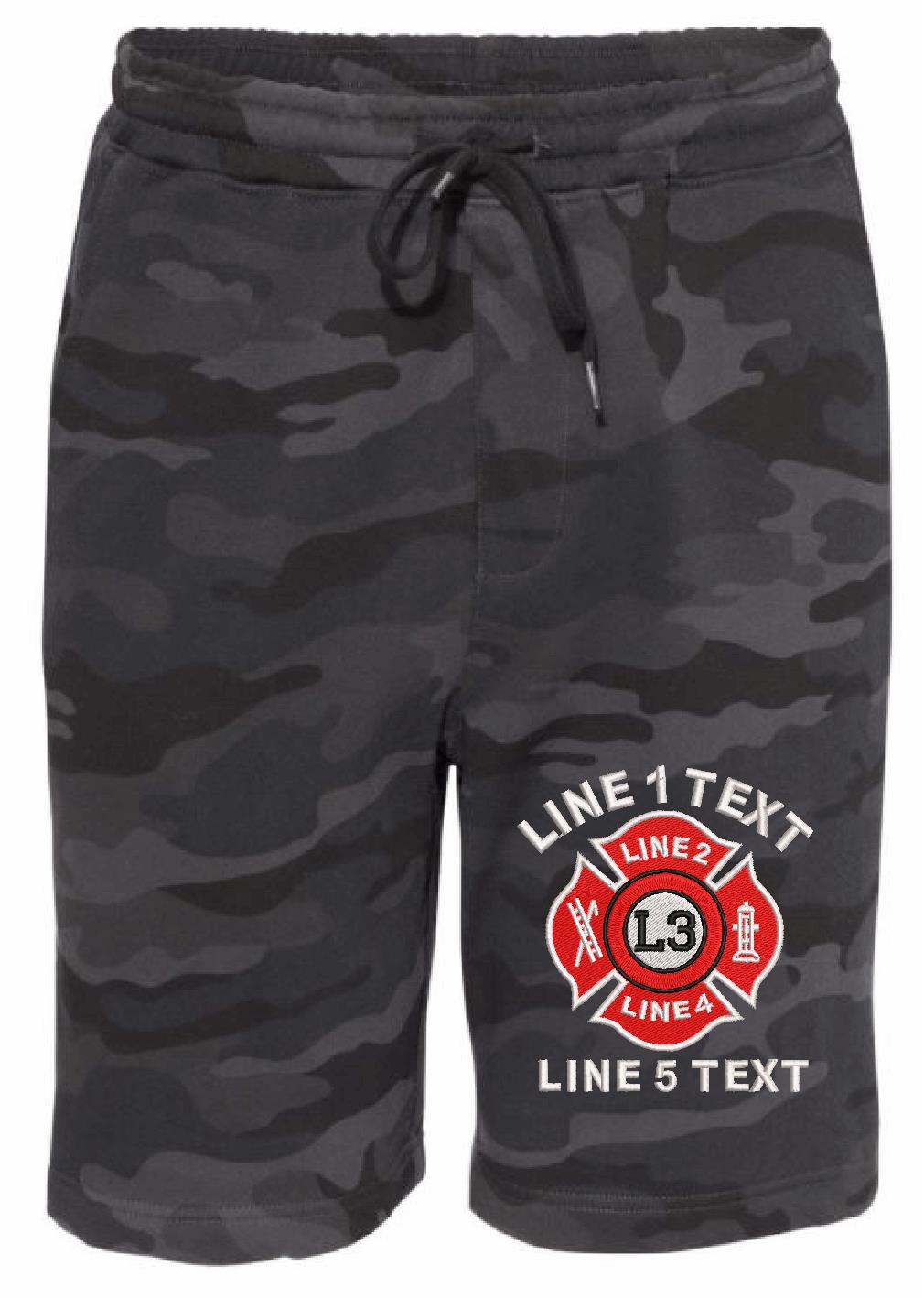 IAF Style Maltese Cross Embroidered Shorts - Powercall Sirens LLC