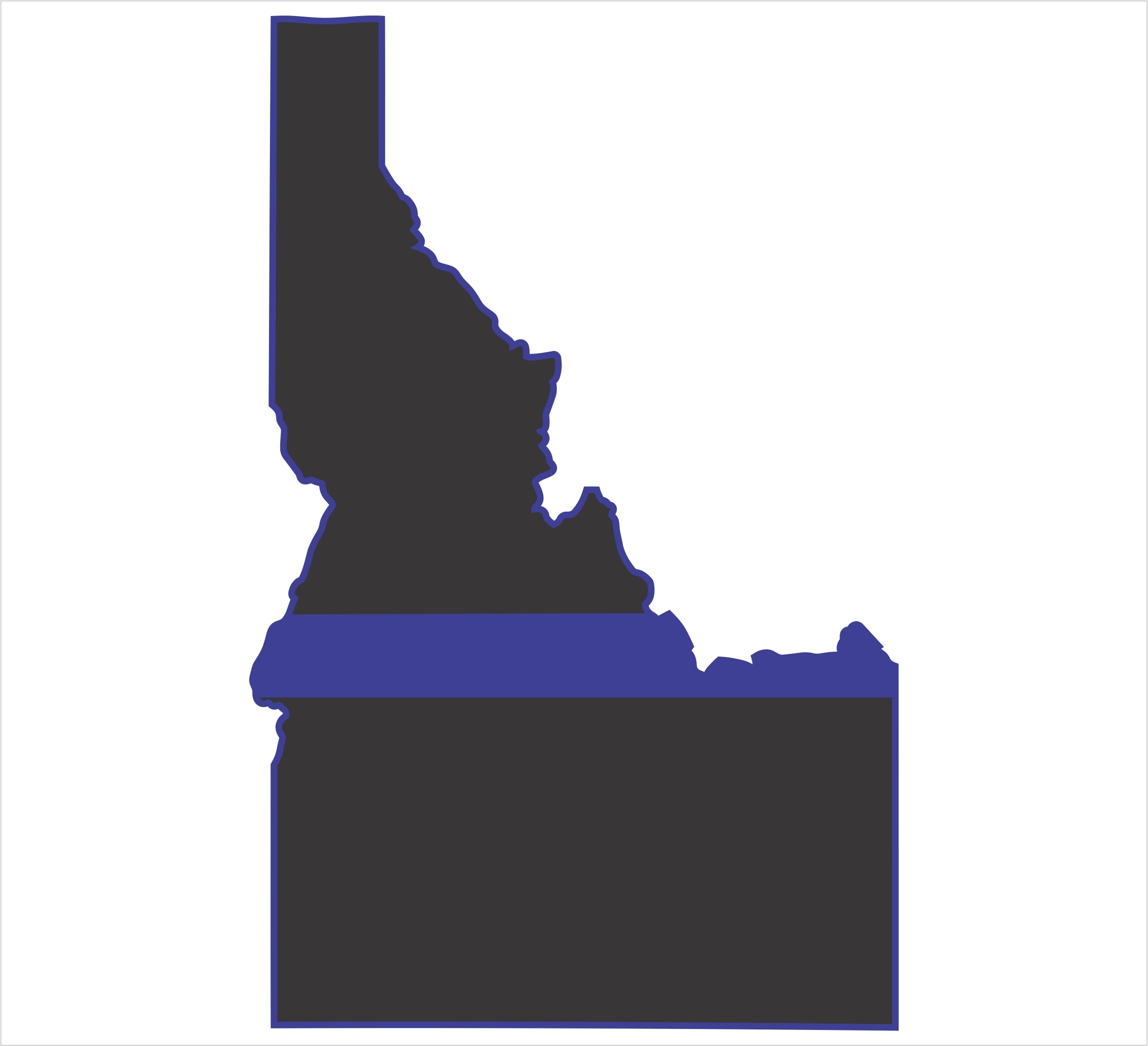 Idaho Thin Blue Line Decal