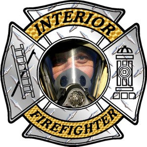 Interior Firefighter Maltese Decal