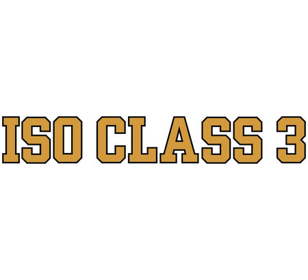 ISO Class 3 Gold leaf customer decal