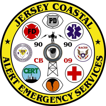 Jersey Coastal AES Customer Decal - Powercall Sirens LLC