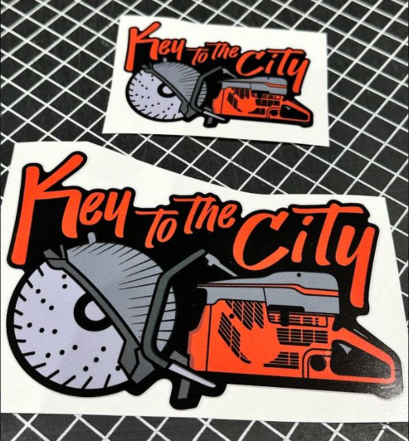 Key to the City Hurst Tool Spraders decals