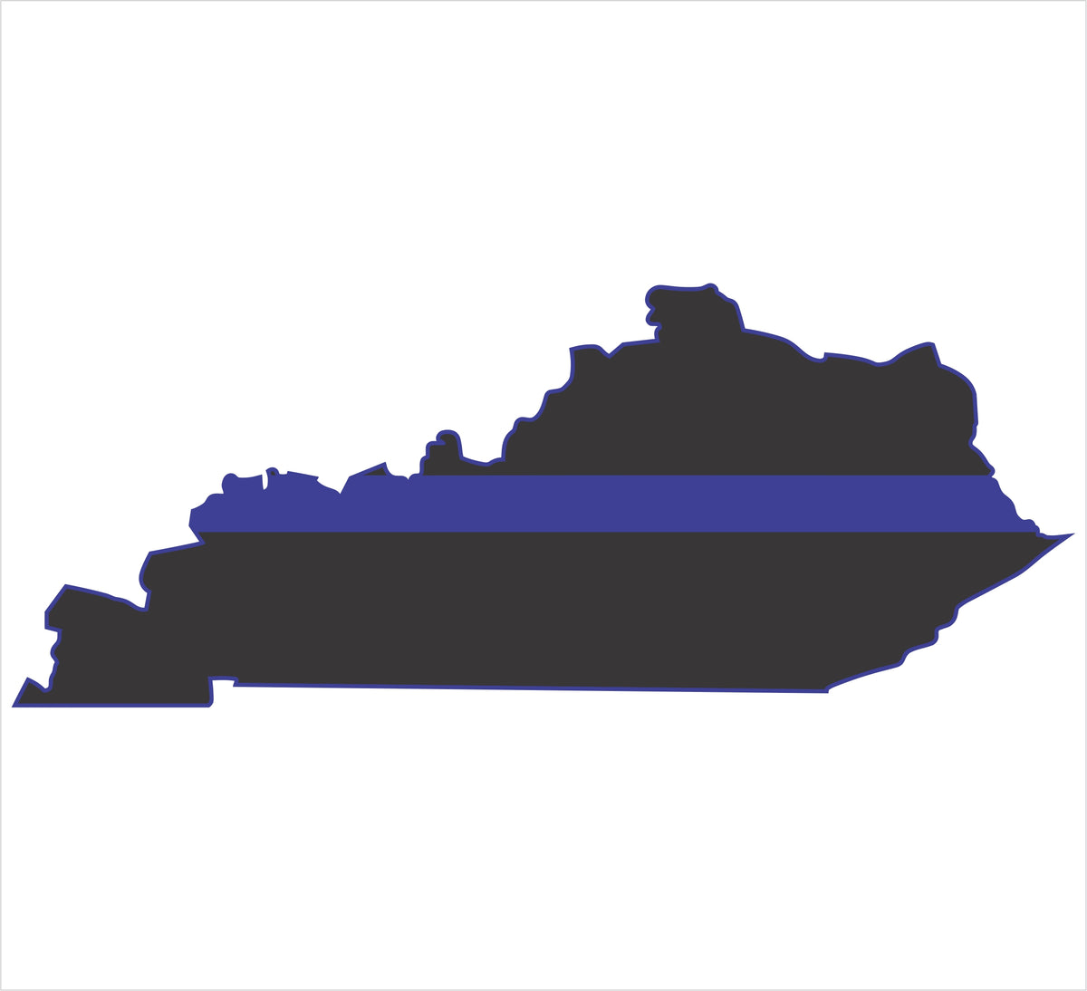 Kentucky Thin Blue Line Decal