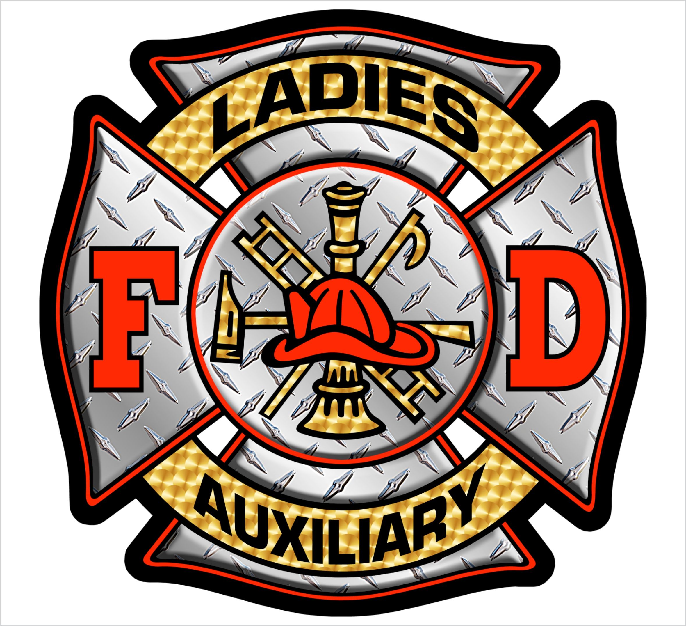 Ladies Auxiliary DP Style Maltese - Powercall Sirens LLC