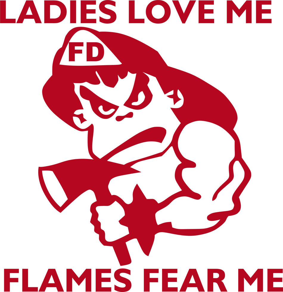 Ladies Love Me Bad Boy Decal - Powercall Sirens LLC