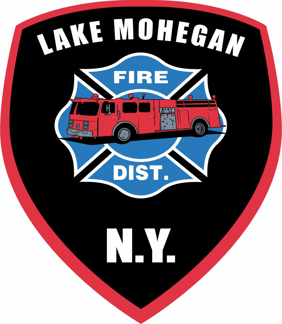 Lake Mohegan Fire New York Customer Decal - Powercall Sirens LLC