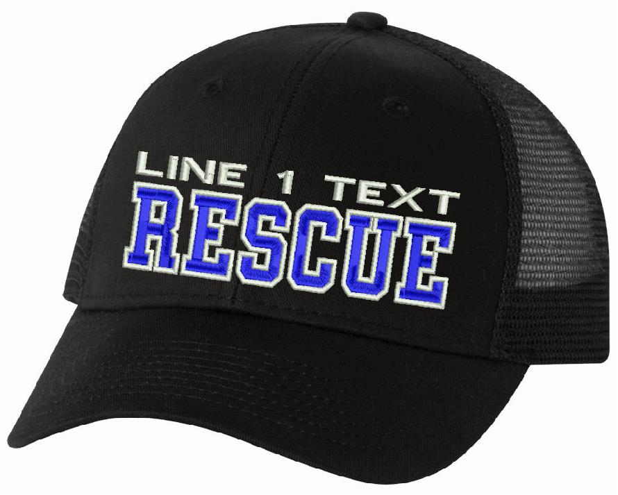 Adjustable Fire Style Custom Embroidered Hat Design