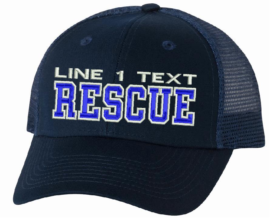 Trucker VC400 Adjustable Rescue Line 1 Hat - Powercall Sirens LLC