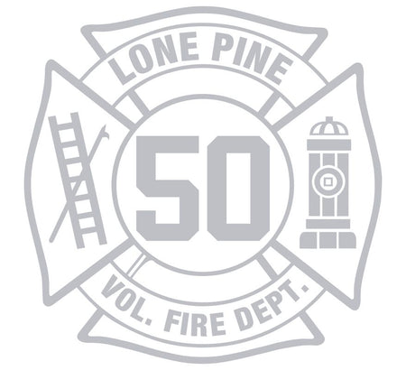 Lone Pine Fire Department Customer Decal