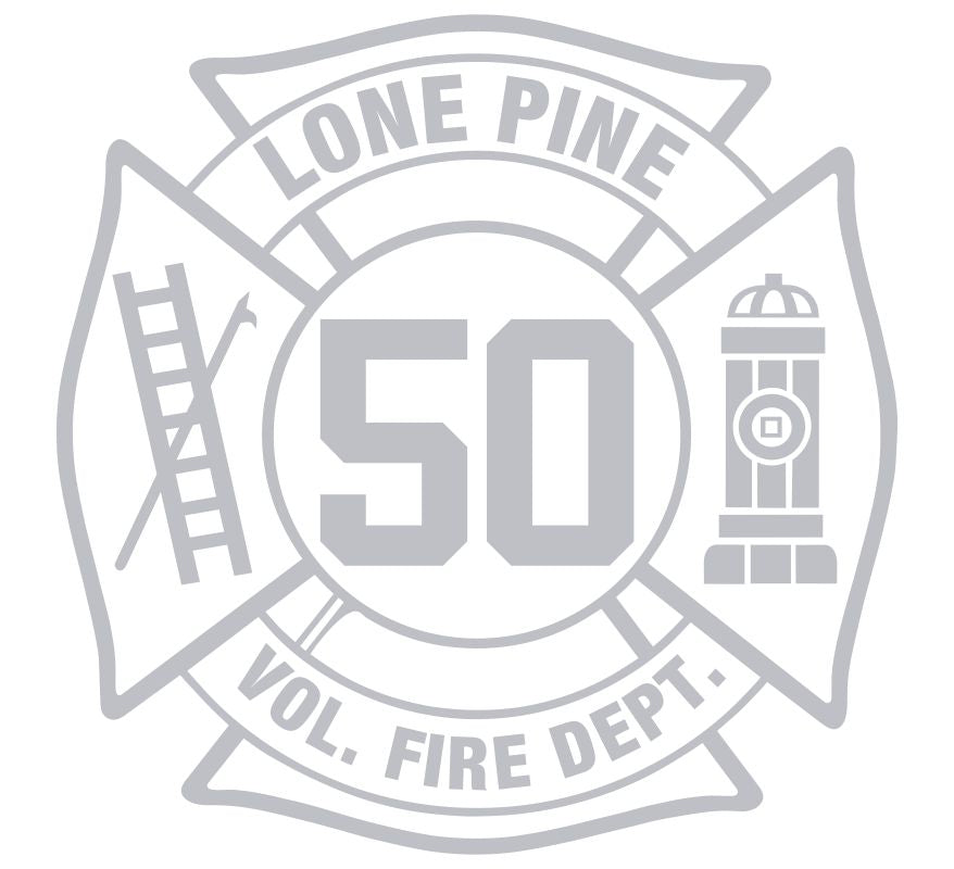 Lone Pine Fire Department Customer Decal