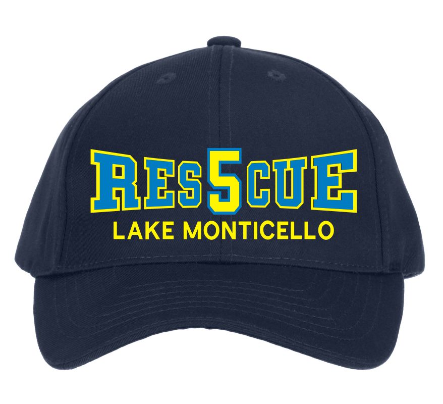 Lake Monticello Rescue 5 Embroidered Hat