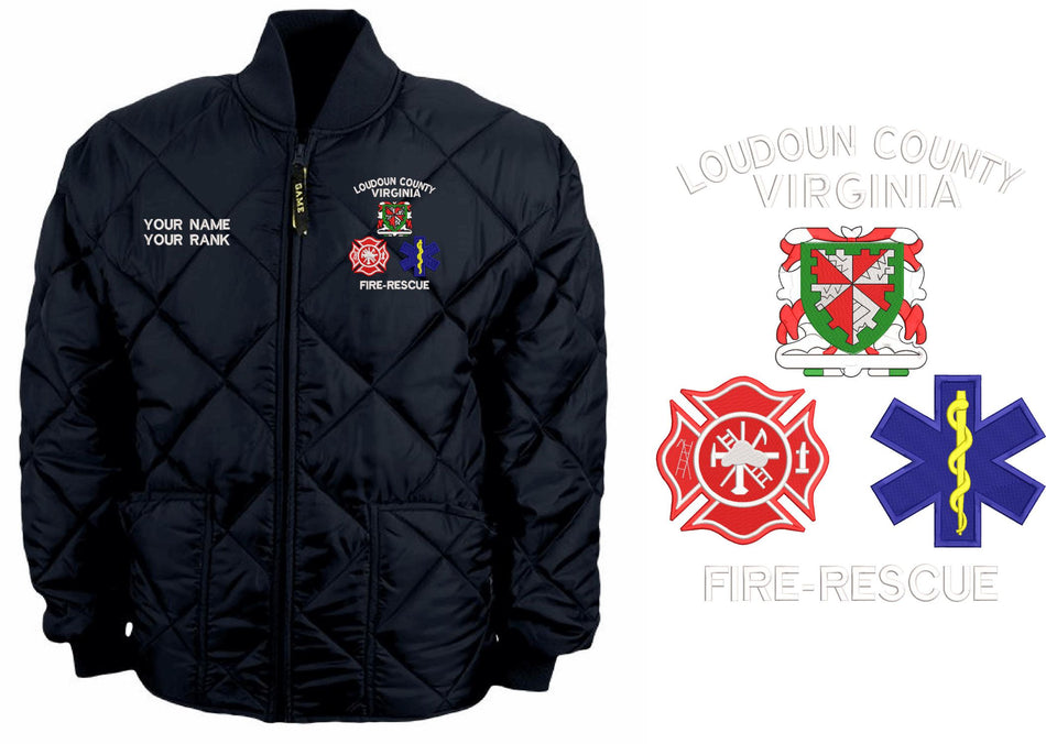 Loudoun County Fire Rescue Embroidered 1221 Game Jacket