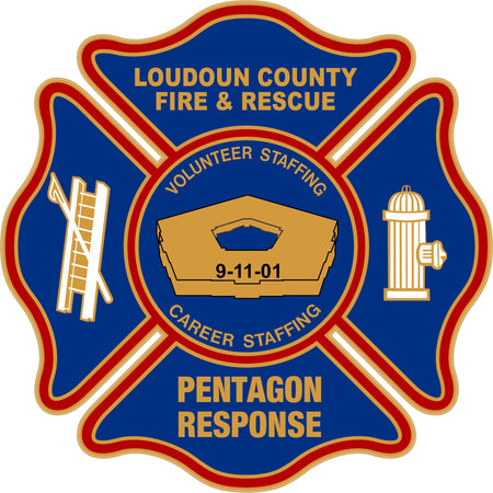 Loudoun County Pentagon Response decal - Powercall Sirens LLC