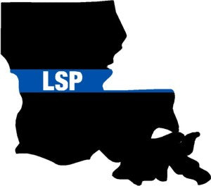LSP Blue Line Window Decal