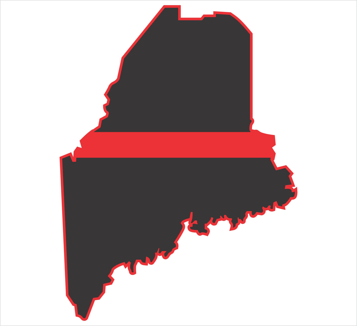 Maine Thin Red Line
