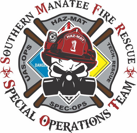 Southern Manatee Fire Rescue Customer Decal - Powercall Sirens LLC