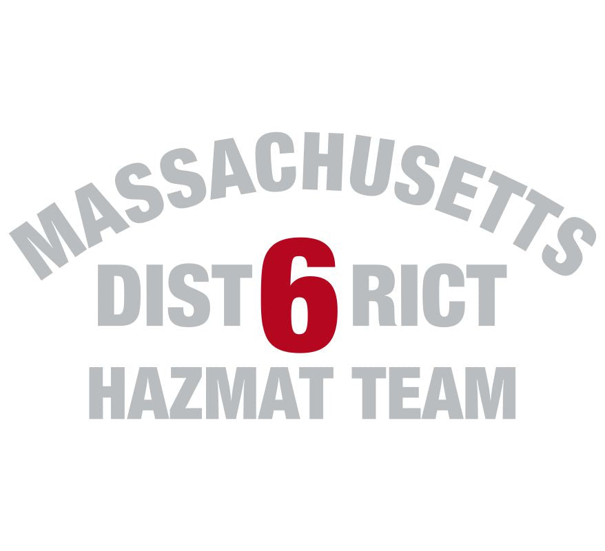 Massachusetts Hazmat Team 6 Decal