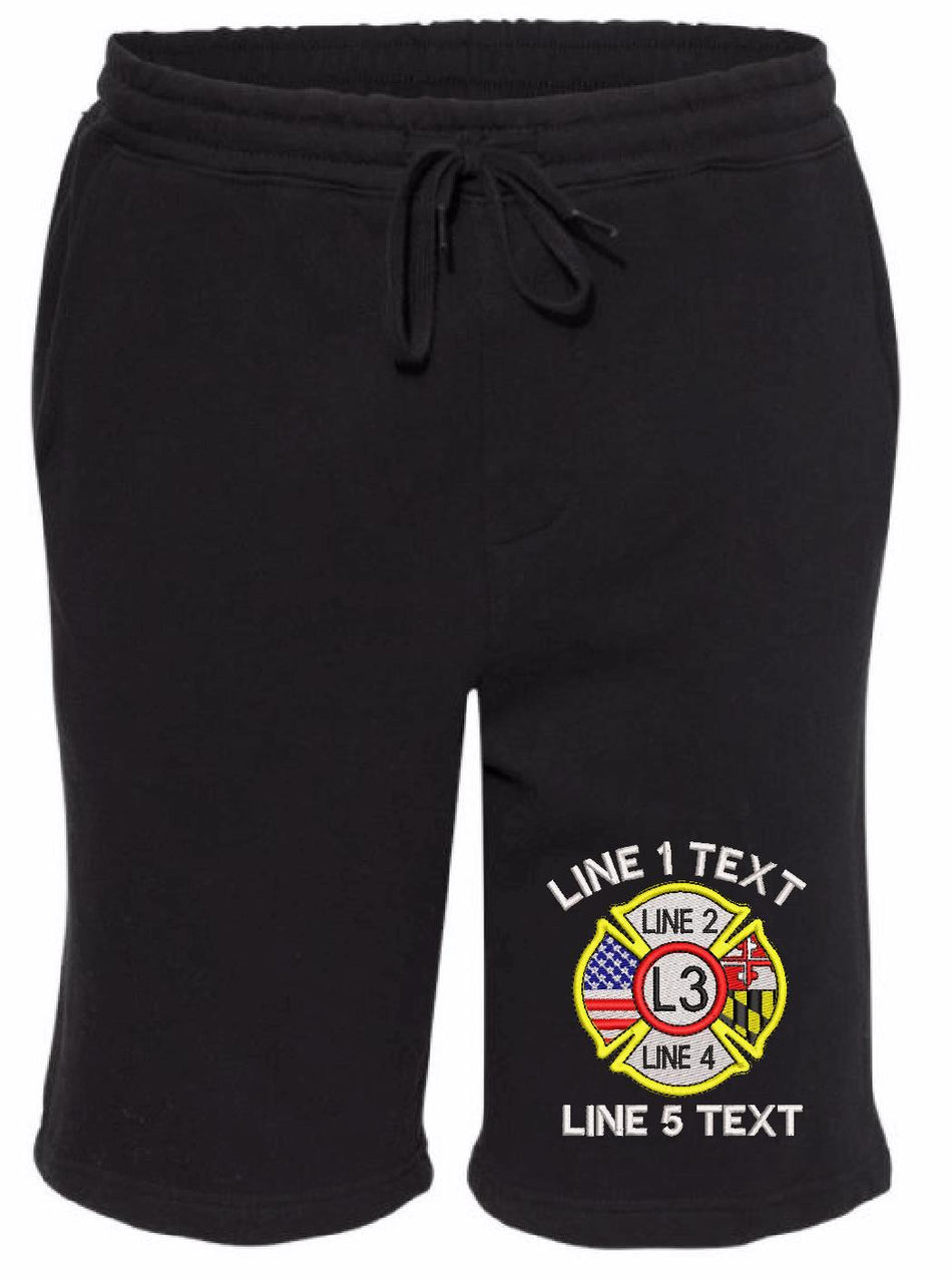 Maryland Maltese Custom Embroidered Shorts - Powercall Sirens LLC