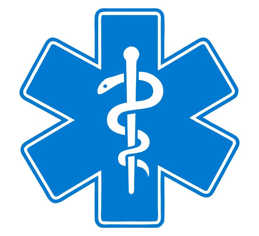 Med 6 Ems Star Decal - Powercall Sirens LLC