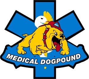 Medical Dog  Pound Star Of Life Decal - Powercall Sirens LLC