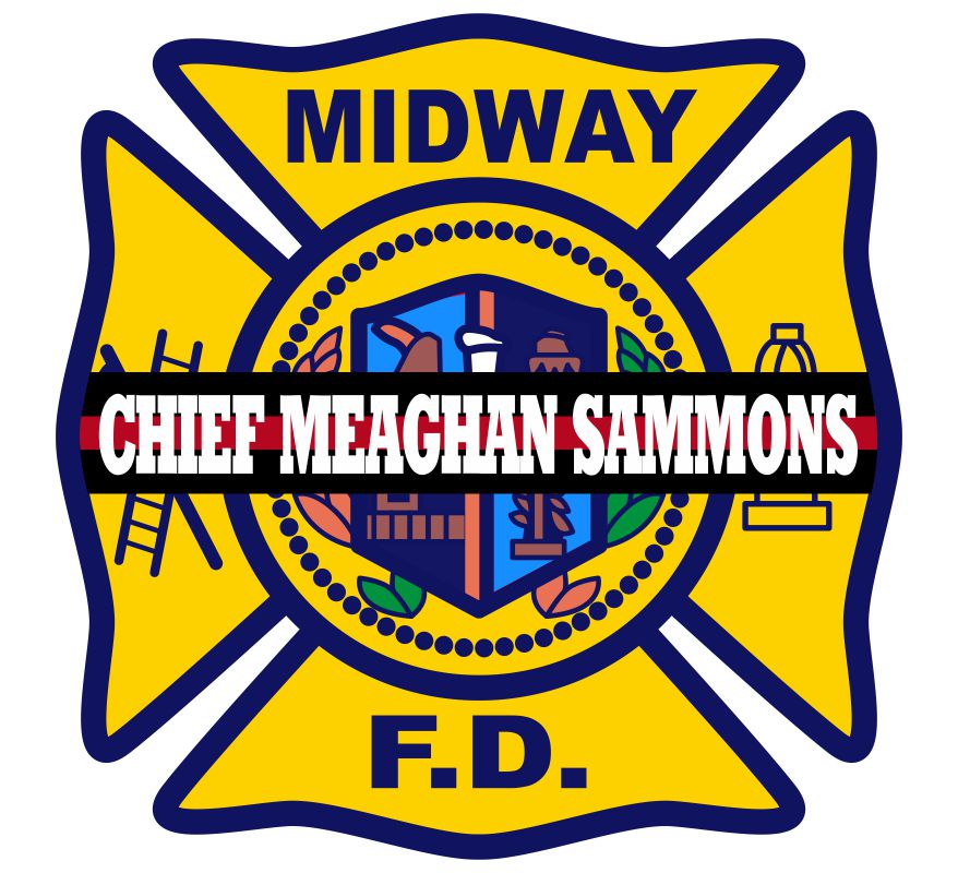 Midway FD Sammons Memorial Decal