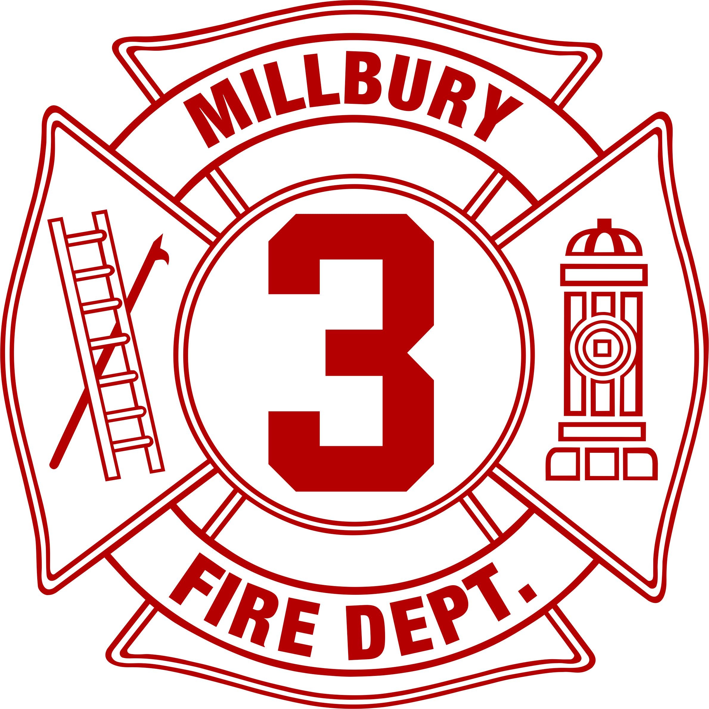Millbury 3 FD Customer Decal - Powercall Sirens LLC