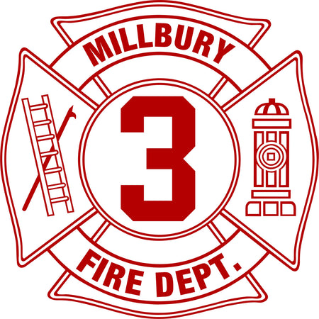 Millbury 3 FD Customer Decal - Powercall Sirens LLC