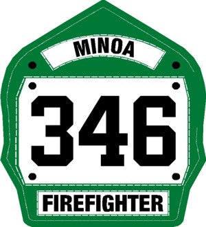 Minoa Fire Dept. Customer Decal