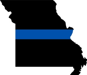 Missouri Thin Blue Line Decal