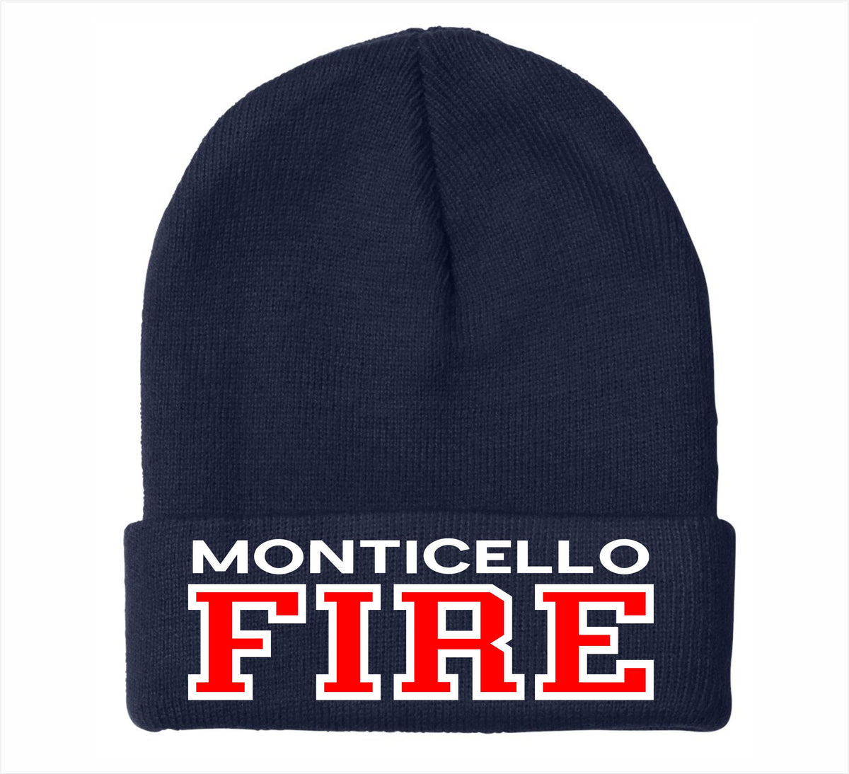 Monticello Fire Customer Embroidered Winter Hat