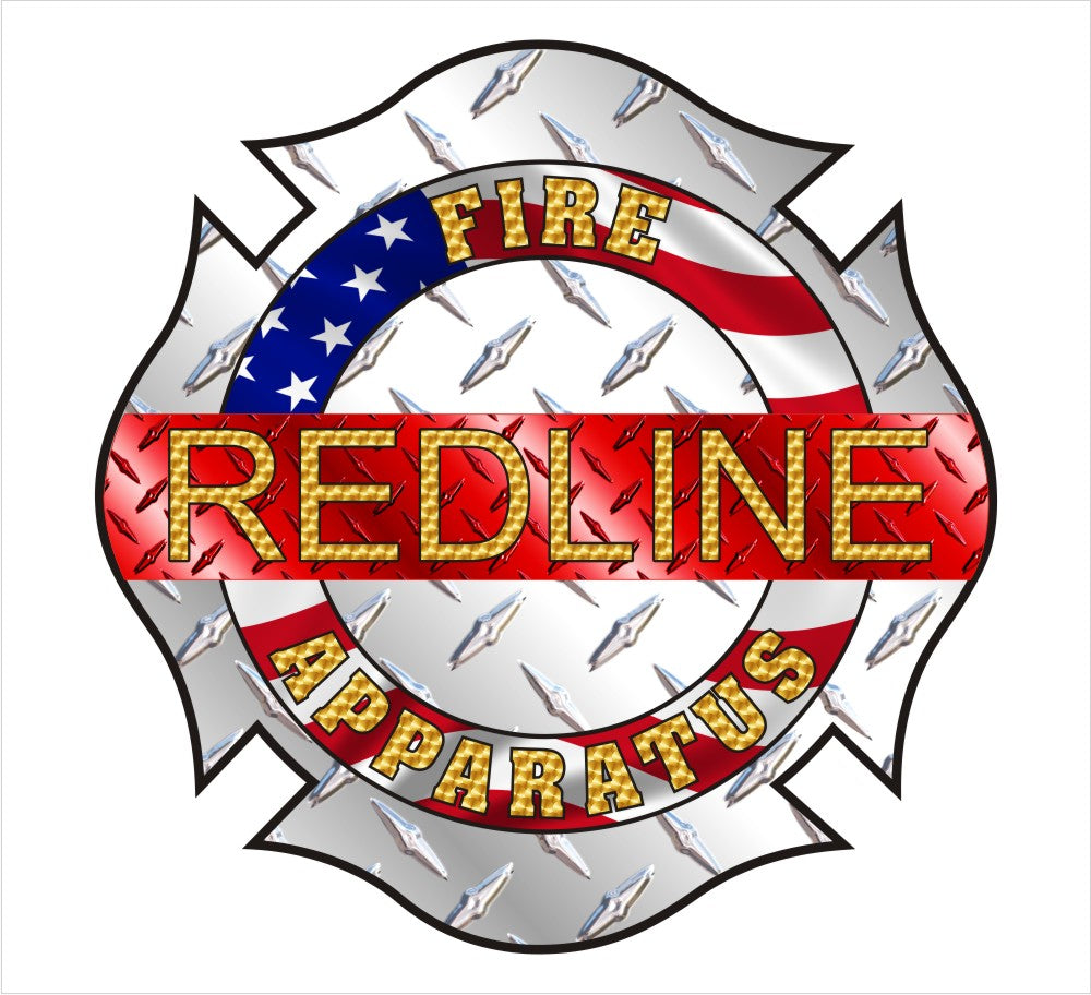 Red Line Design Fire Redline Fire Apparatus Decal – Powercall Sirens LLC