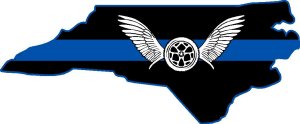 North Carolina Wings Thin Blue Line