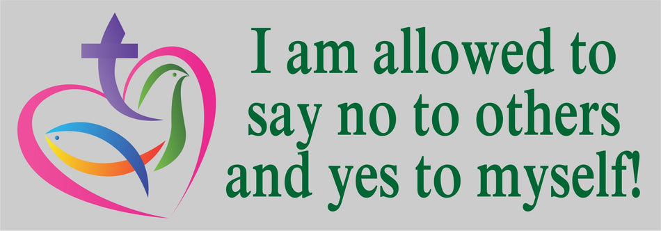 No to others yes to myself Bumper sticker/magnet - Powercall Sirens LLC