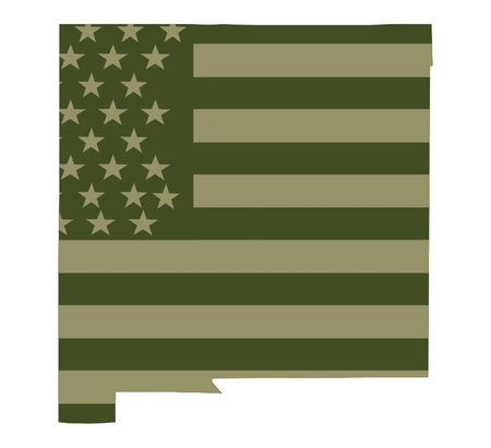 New Mexico Olive Drab Flag Decal