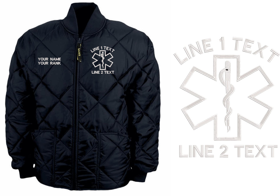 Outline EMS Star Custom Embroidered 1221 Bravest Jacket