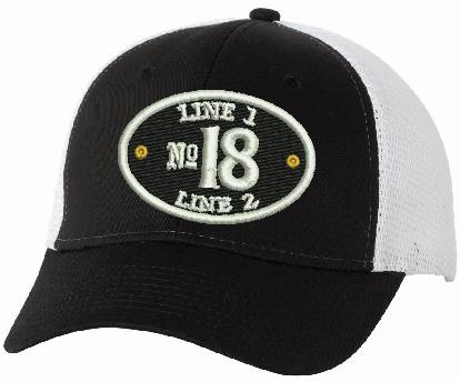 Trucker VC400 Adjustable Oval Fire Company Hat - Powercall Sirens LLC