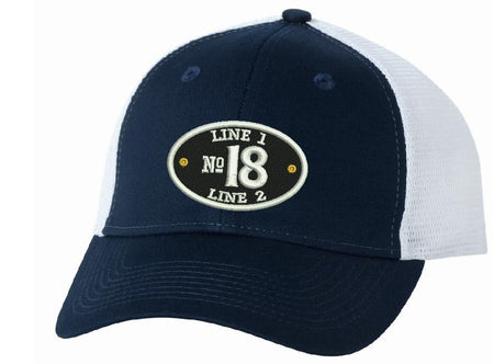 Trucker VC400 Adjustable Oval Fire Company Hat - Powercall Sirens LLC