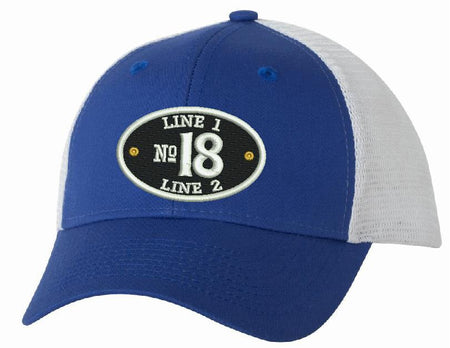 Trucker VC400 Adjustable Oval Fire Company Hat - Powercall Sirens LLC