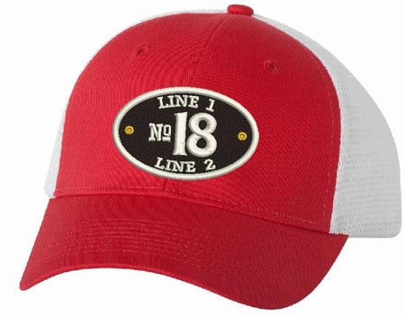 Trucker VC400 Adjustable Oval Fire Company Hat - Powercall Sirens LLC
