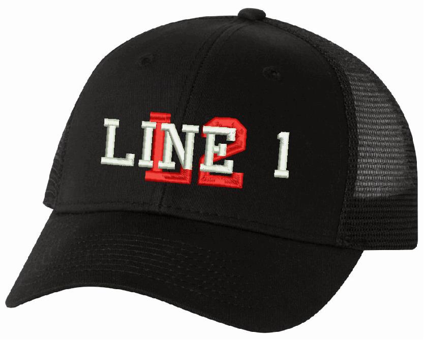 Adjustable Fire Style Custom Embroidered Hat Design