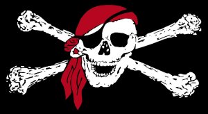 Pirate Flag Customer Decal
