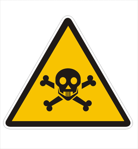 Toxic Materials Warning Decal
