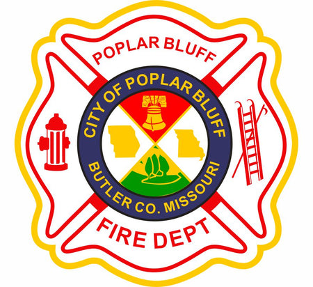 Poplar Bluff Fire Dept Customer Decal 7617