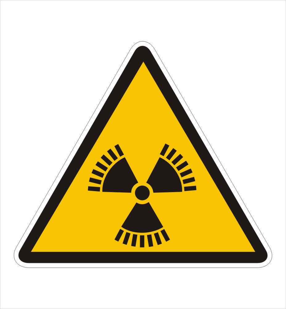 Radiation Warning Decal