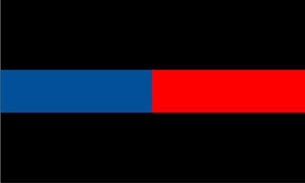 Thin Red/Blue Line Decal - Powercall Sirens LLC