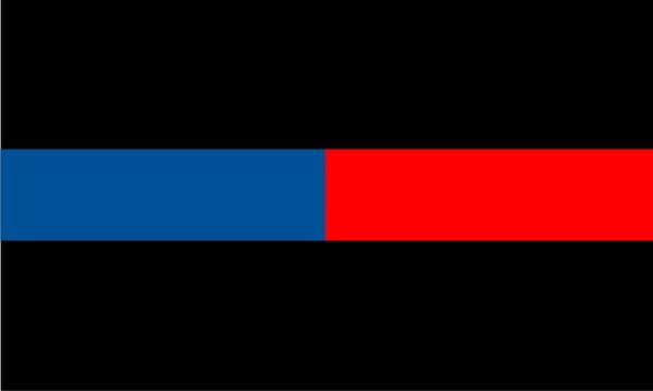 Thin Red/Blue Line Decal - Powercall Sirens LLC