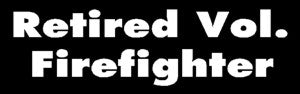 Retired Vol. Firefighter Expression Decal