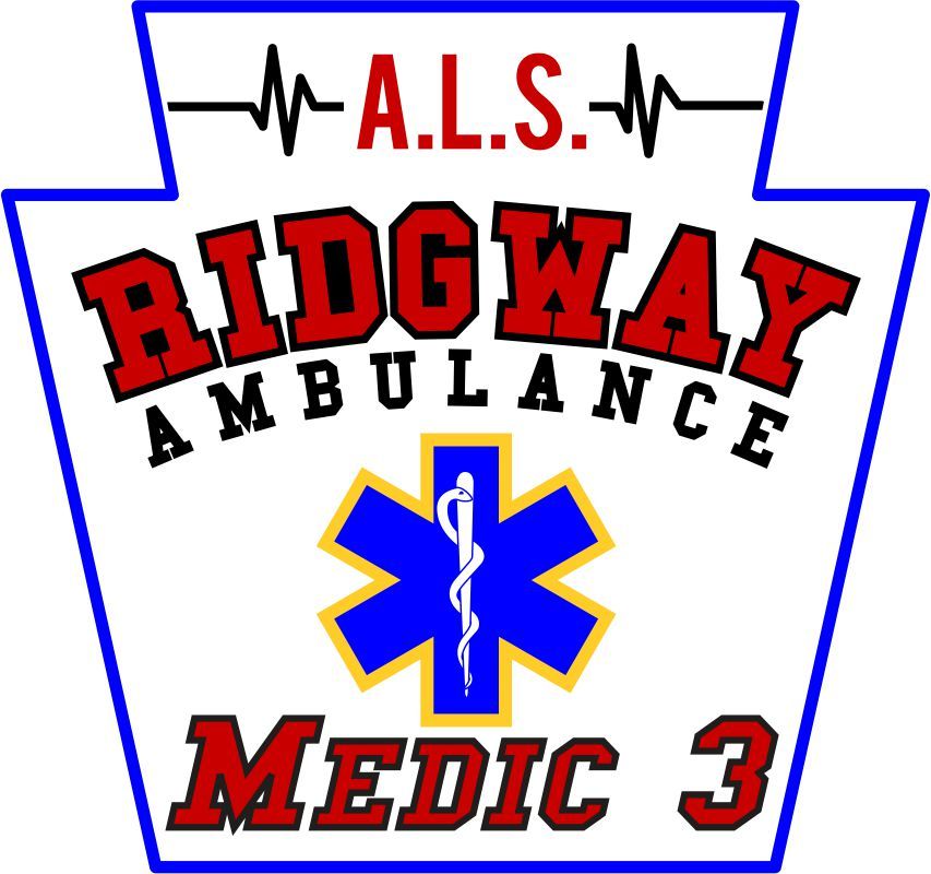 Ridgeway Ambulance M3 Customer Decal - Powercall Sirens LLC
